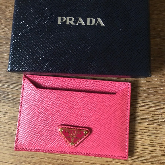 PRADA-AUTHENTIC NWT Fuchsia Card Holder - Picture 9 of 10